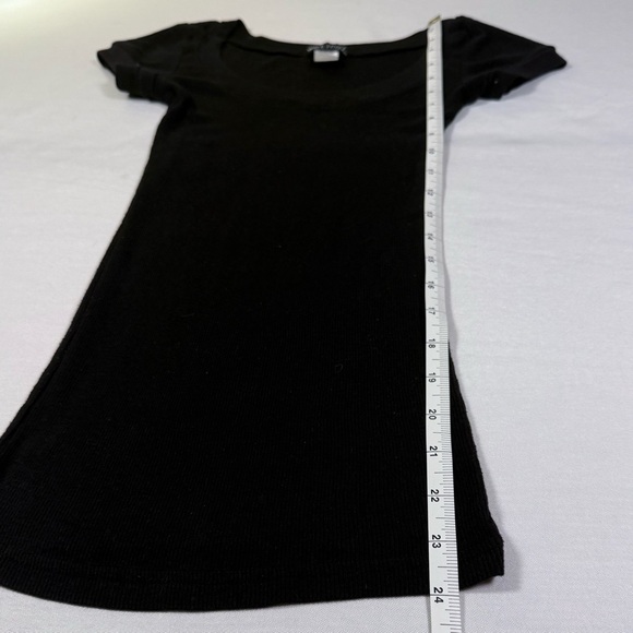 Vintage Wet Seal Black Scoop Neck Baby Tee - Picture 4 of 8